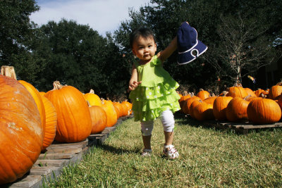 Mia felt like she was one of the Halloween pumpkins (4)