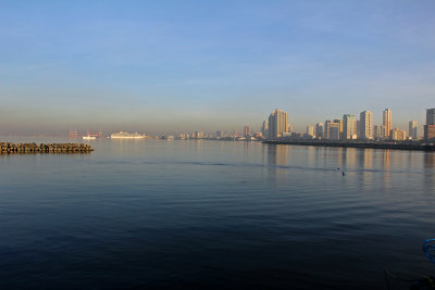 The calm waters of Manila Bay