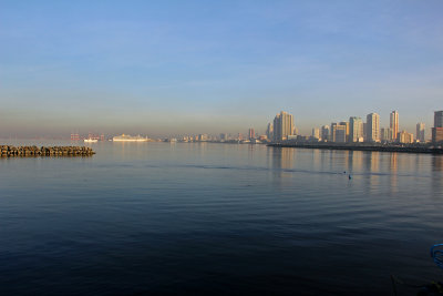 The calm waters of Manila Bay