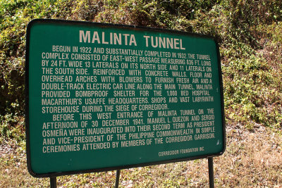 The famous Malinta Tunnel that allowed the Filipinos and American fighting until they couldnt fight any more.