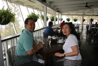 Late breakfast at a popular Antonio's in Tagaytay.