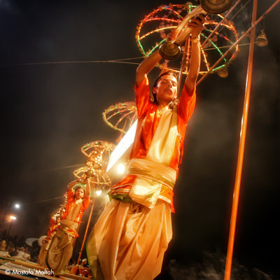 Night Puja on the River Ganga
