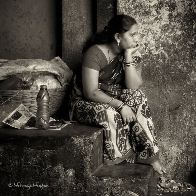 Garlands Vendor #2 (Monochrome)