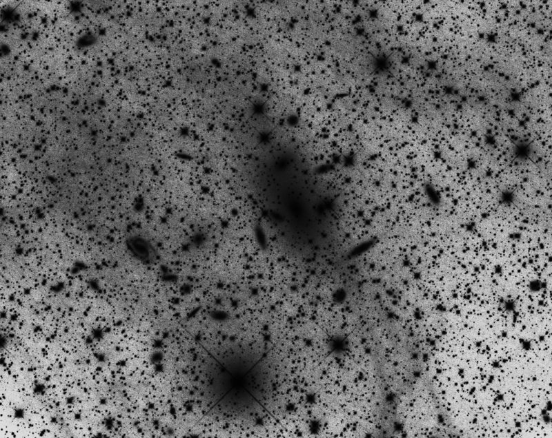 Extremely faint Milky Way Cirrus Dust completely covers ABELL 805