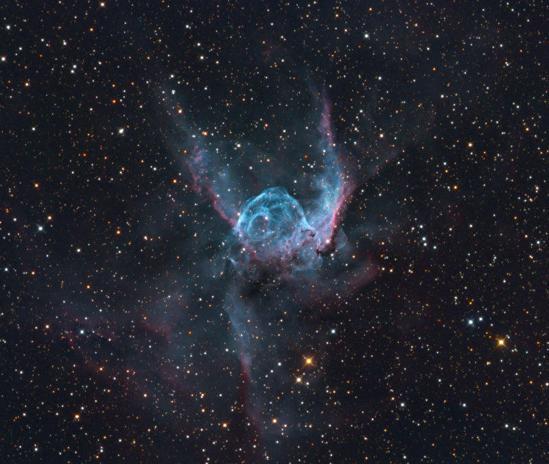 NGC 2359 Ha SII OIII RGB