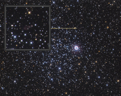 Protoplanetary nebula in M46