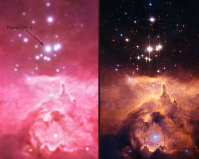 A massive star Pismis 24-1