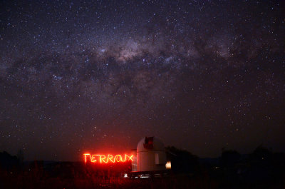 Milky Way over Terroux Observatory