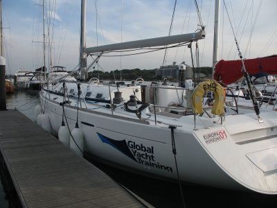 Europa Horizons 01 EH01, Beneteau First 47.7. I will sail her from Cowes to Malta, and then across the atlantic on the ARC race.