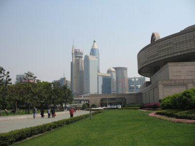 Shanghai - people square and shangai museum