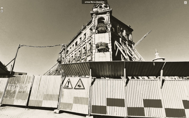 Old building on Baumana Street, Kazan
