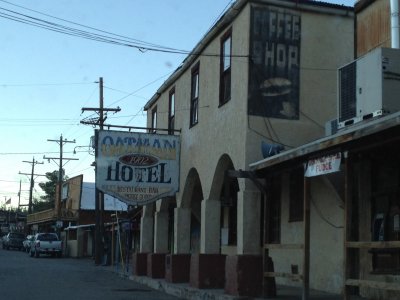  Oatman AZ, bypassed by the realignment of 66 in 1953
