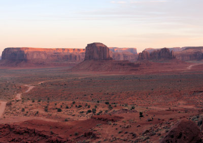 The Valley at dusk. 