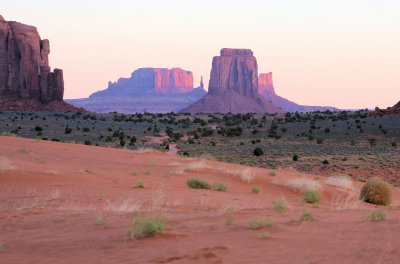 Monument Valley at daybreak