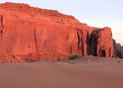 Monument Valley back country at daybreak.