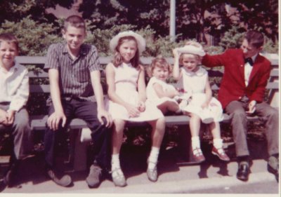 1962: Frank, me, Veronica, Moira, Pauline, Tony