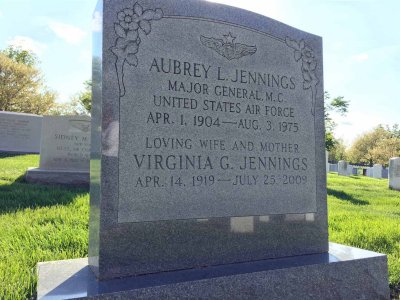 2015: Their completed headstone. 