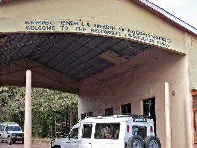 Entrance to Ngorongoro Park