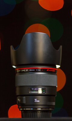 Softbox, Snoot and Christmas Lights