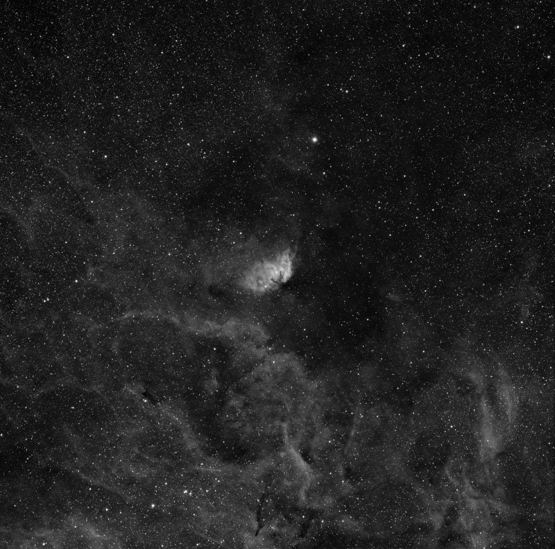 Sh2-101 Tulip Nebula in Ha
