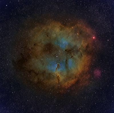 IC1396 - Elephant's Trunk Nebula in HST palette