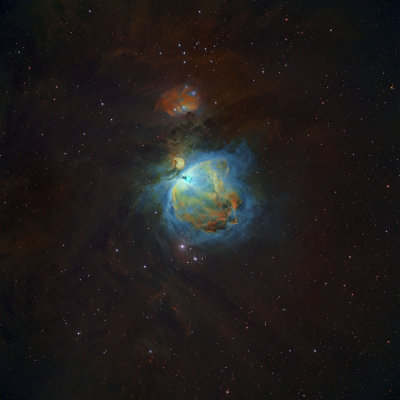 M42 - Orion Nebula in HST palette