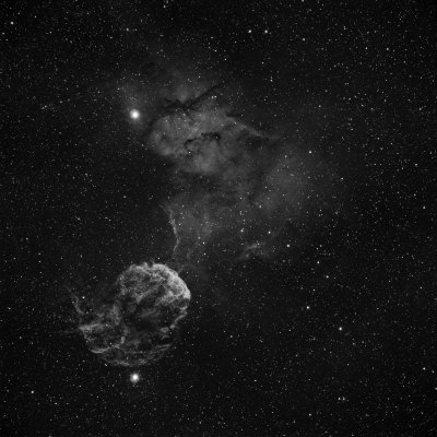 IC443 - Jelly fish nebula in Ha