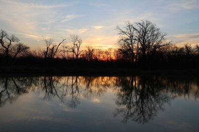 Sunrise over the Pond