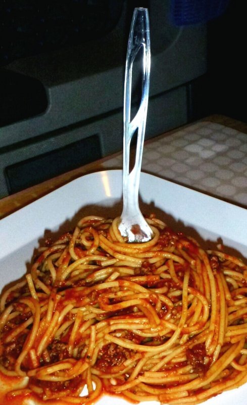 Spaghetti with Meat & Sauce.