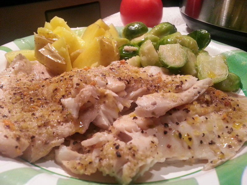 Tilapia, Potatoes & Brussels Sprouts