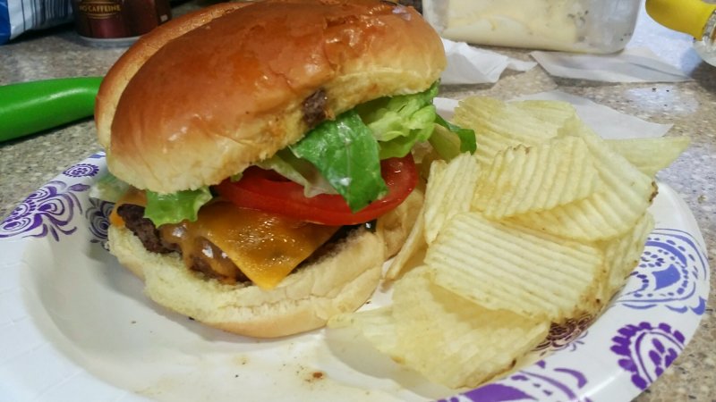 Cheeseburger & Chips