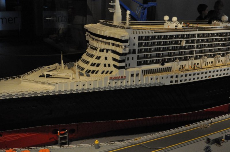 Queen Mary 2  made from LEGO