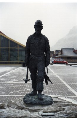 The miner in Longyarbyen