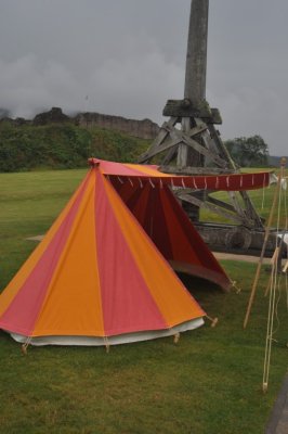 Tent and trebuchet