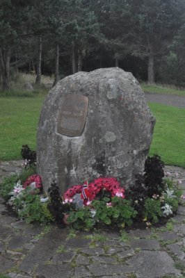 Memorial for the Norwegian soldiers...