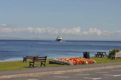 Ferry arriving in Brodick