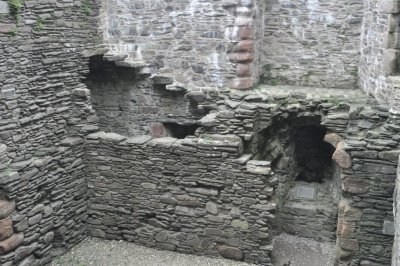 Inside Lochranza Castle