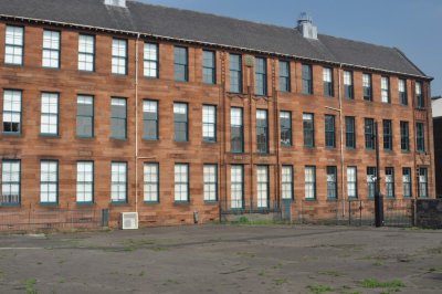 Reverse side of Scottland Street School