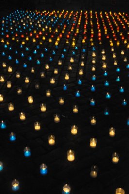 Candle light on Referendum Night