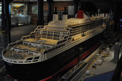 Queen Mary 2  made from LEGO