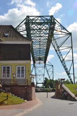 Transporter bridge in Osten (1 of 2)