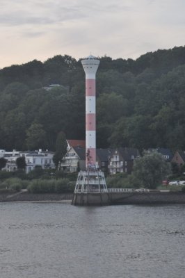 Elbe Leading light in Hamburg Blankenese