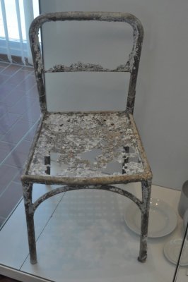 Chair salvaged from the Prinz Eugen 