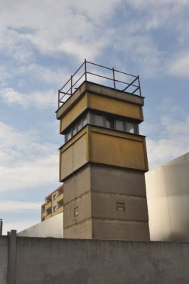 Watch tower at the Berlin Wall