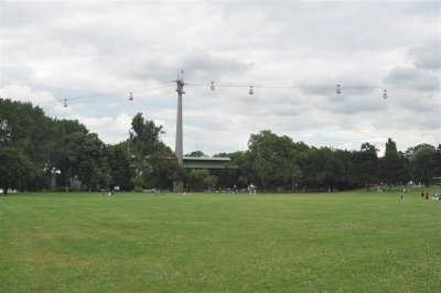Rhine-Park with the ropeway
