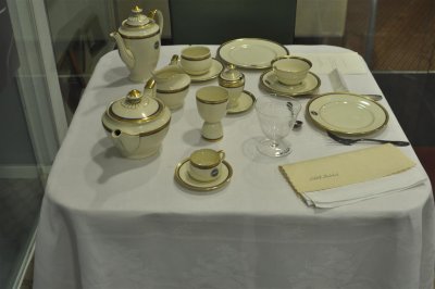 Place setting from airship Hindenburg