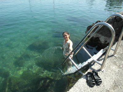 First Dip Into the Adriatic Sea