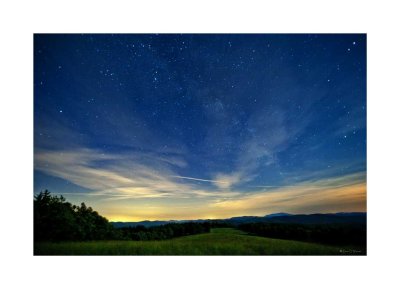 Night Sky & Mount Monadnock