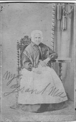 Grandpa John Oberg's grandmother, is it Helena's mother or Per's mother? Photo taken in MALMÖ, see next image for the back
