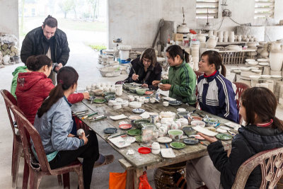 Pottery factory